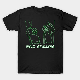 Neon Wyld Stallyns Bill and Ted movie band T-Shirt